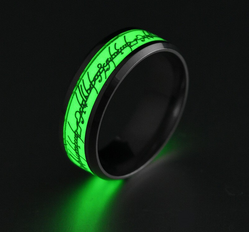 Glowing Stainless Ring